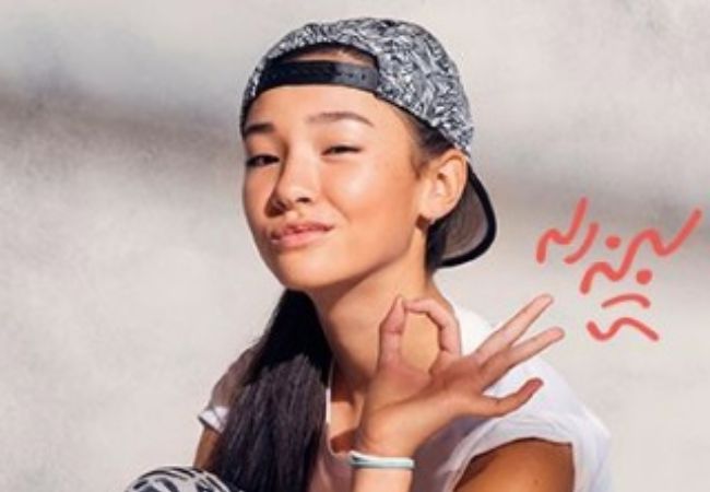 Minie Mills as a child model.